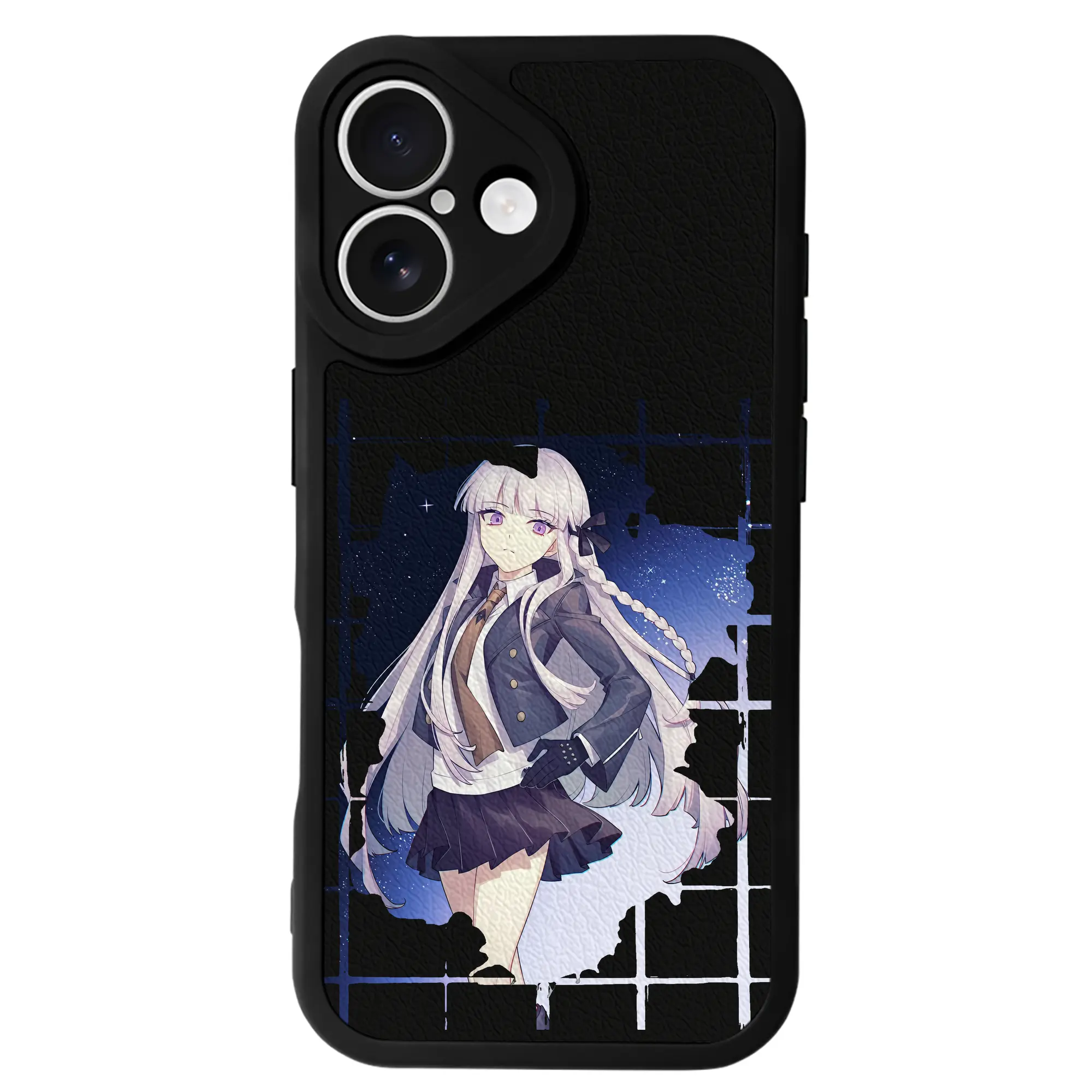 ダンガンロンパ グッズ,霧切響子 - IPhone 16シリーズ対応 ・ シリコンスマホケース ・ レザー調 ・ 高精度フィット ・ 耐衝撃 ・ ワイヤレス充電対応 ・ 精密カット